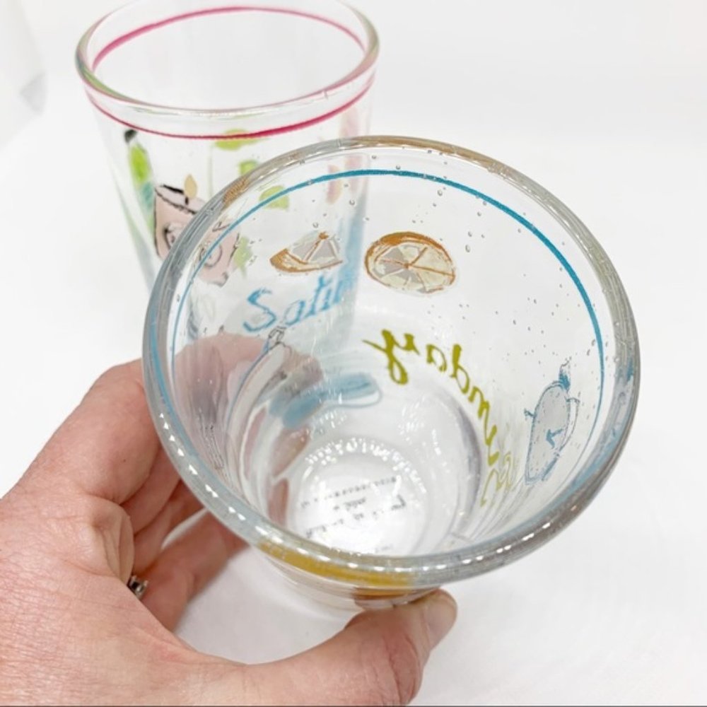 Anthropologie Saturday Sunday Weekend Juice Glass - Picture 7 of 8